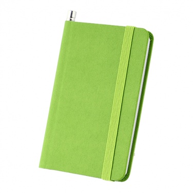 Logo trade advertising products picture of: Notebook A7, Green