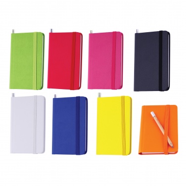 Logo trade corporate gifts image of: Notebook A7, Green