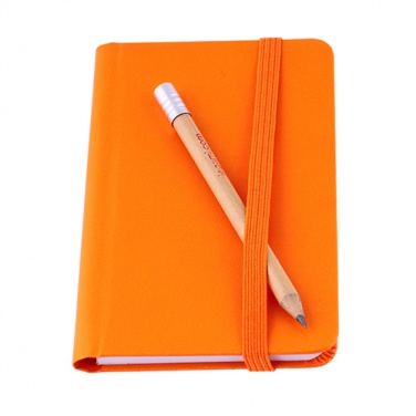 Logo trade advertising products picture of: Notebook A7, Orange