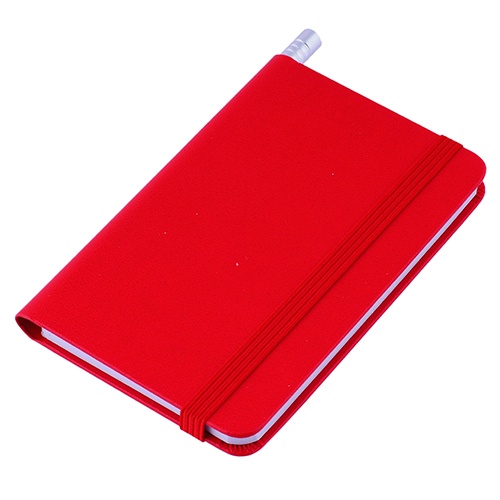 Logotrade promotional gift image of: Notebook A7, Red