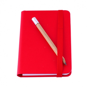 Logotrade promotional giveaways photo of: Notebook A7, Red