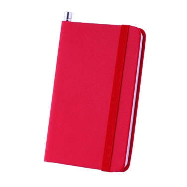 Logo trade promotional giveaway photo of: Notebook A7, Red