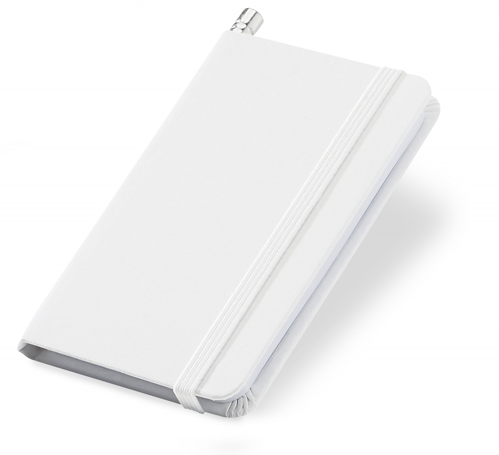 Logotrade corporate gift picture of: Notebook A7, White