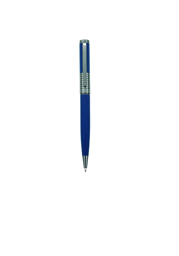 Logotrade corporate gift picture of: Metal ballpoint pen EVOLUTION Pierre Cardin, Blue