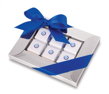 Logo trade advertising products image of: Square chocolates frame box