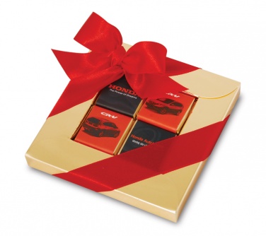 Logo trade advertising products image of: 4 chocolates frame box