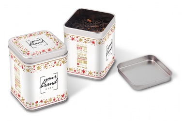 Logo trade promotional gifts picture of: leaf tea in tin