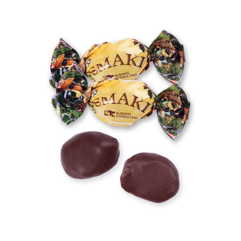 Logo trade promotional merchandise photo of: Plum in chocolate