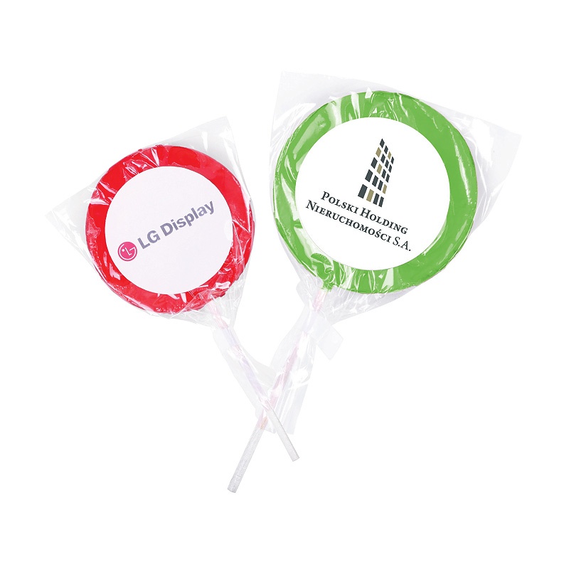 Logotrade promotional giveaway picture of: Lollipops with a sticker