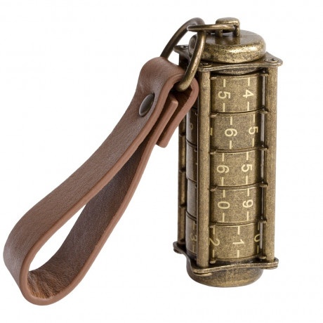 Logotrade corporate gifts photo of: Cryptex, Antique Gold USB flash drive with combination lock 16 Gb