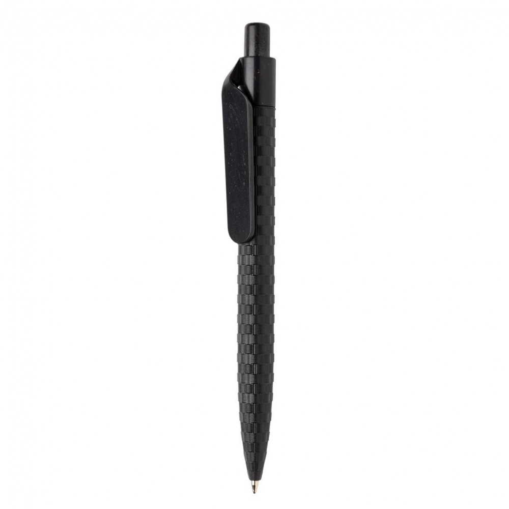 Logo trade promotional gift photo of: Wheatstraw pen, black