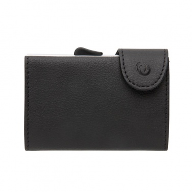 Logotrade advertising products photo of: C-Secure RFID card holder & wallet black with name, sleeve, gift wrap