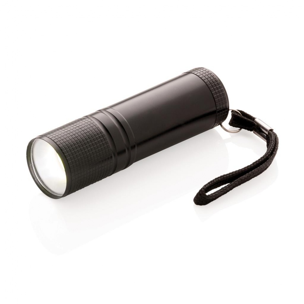 Logo trade business gift photo of: COB torch, black