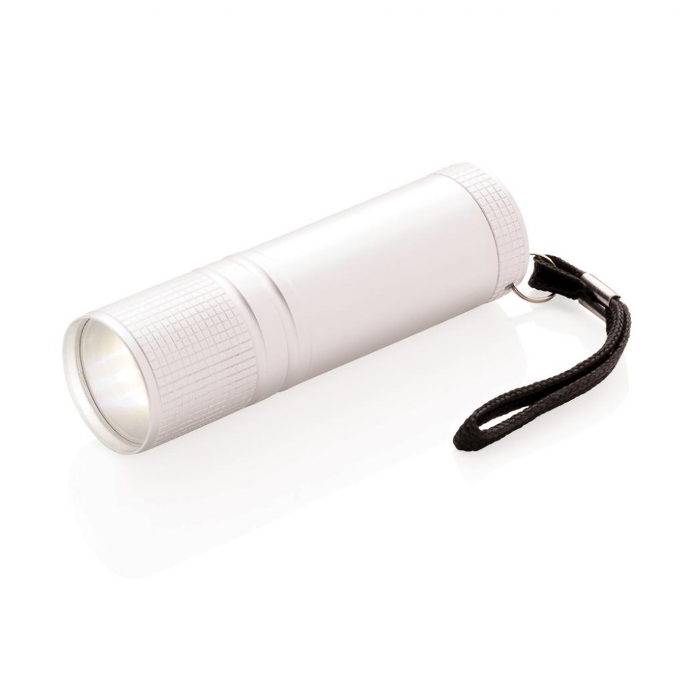 Logo trade business gifts image of: COB torch, silver