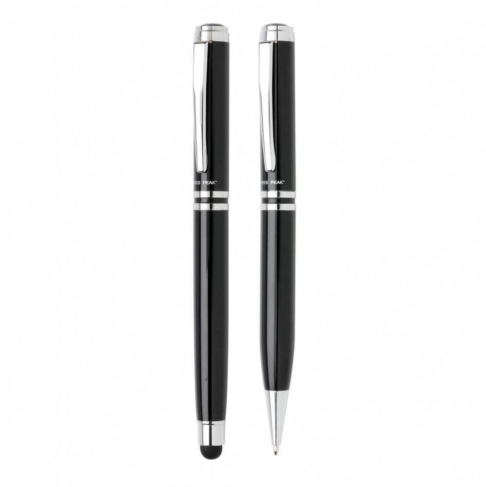 Logo trade promotional products picture of: Swiss Peak executive pen set, personalized name, sleeve and gift wrap