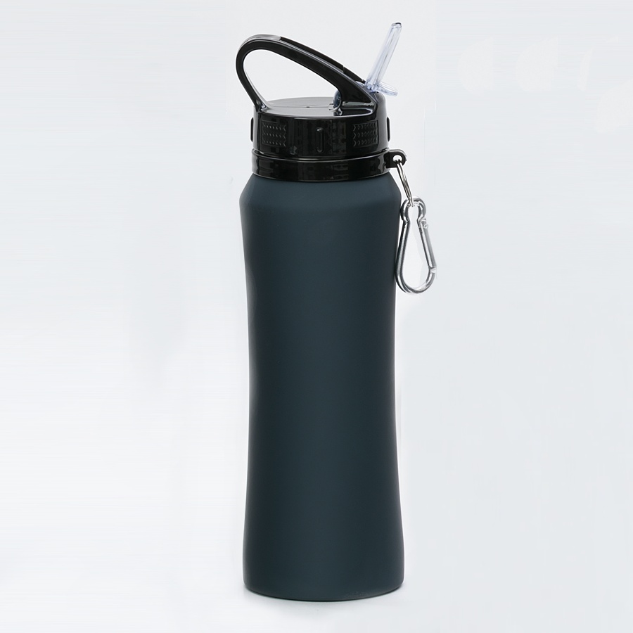 Logo trade advertising product photo of: Water bottle Colorissimo, 700 ml, grey