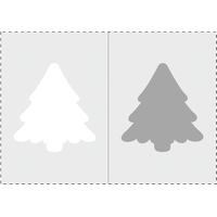 Logo trade promotional items image of: TreeCard Christmas card, tree