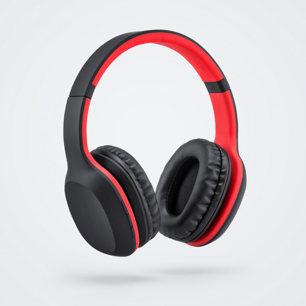 Logotrade promotional gift image of: Wireless headphones Colorissimo, red