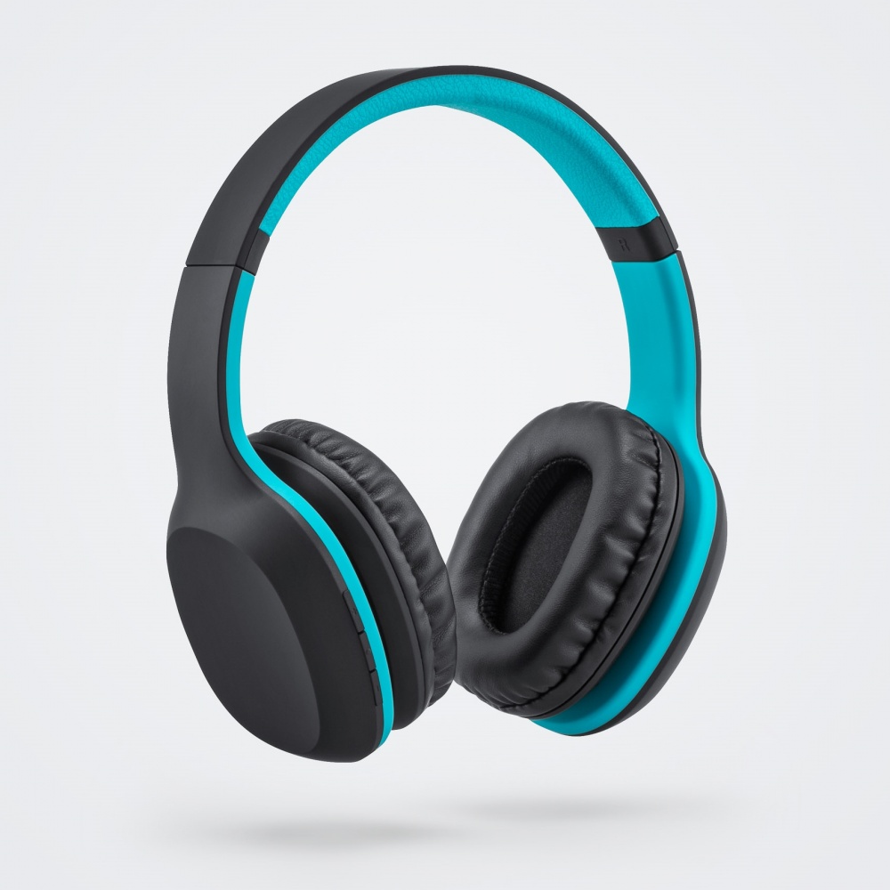 Logotrade promotional merchandise photo of: Wireless headphones Colorissimo, turquoise