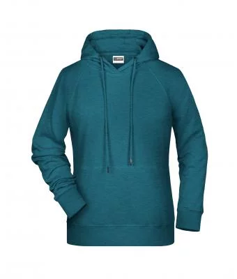 Logotrade promotional giveaway picture of: Ladies' Hoody, petrol-melange