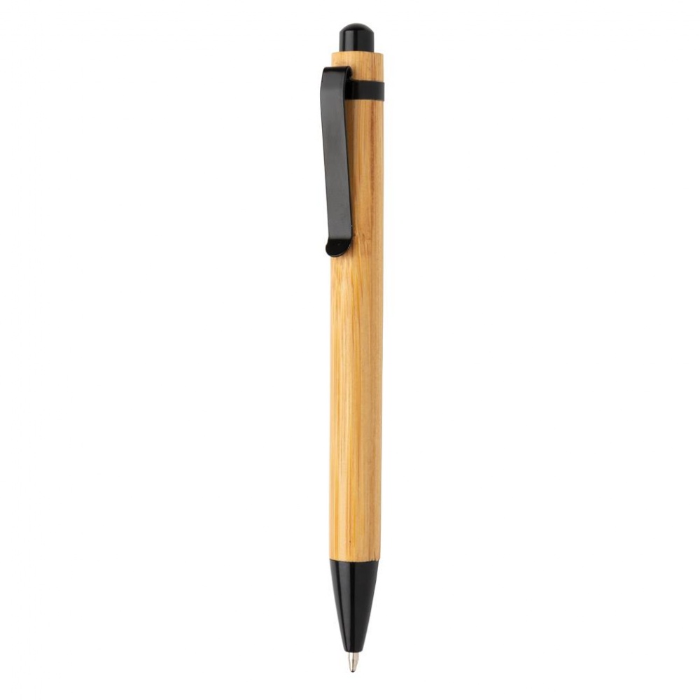 Logotrade corporate gifts photo of: Bamboo pen, black