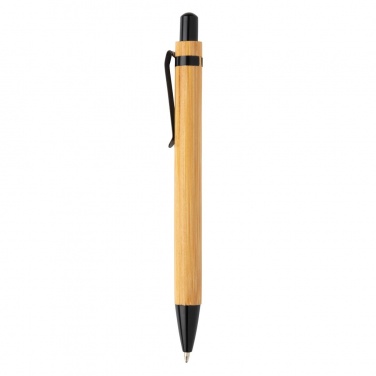 Logotrade promotional items photo of: Bamboo pen, black