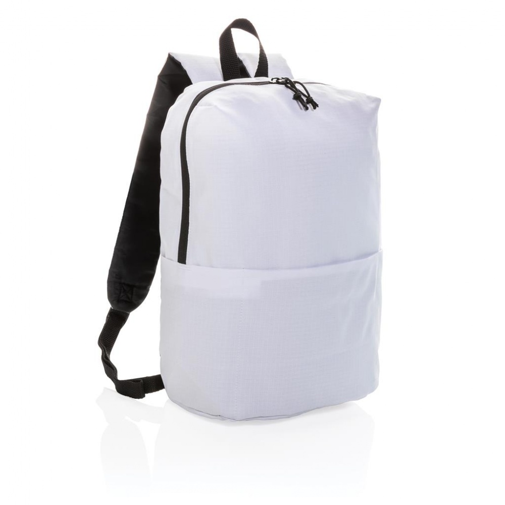 Logo trade promotional giveaway photo of: Casual backpack PVC free, white