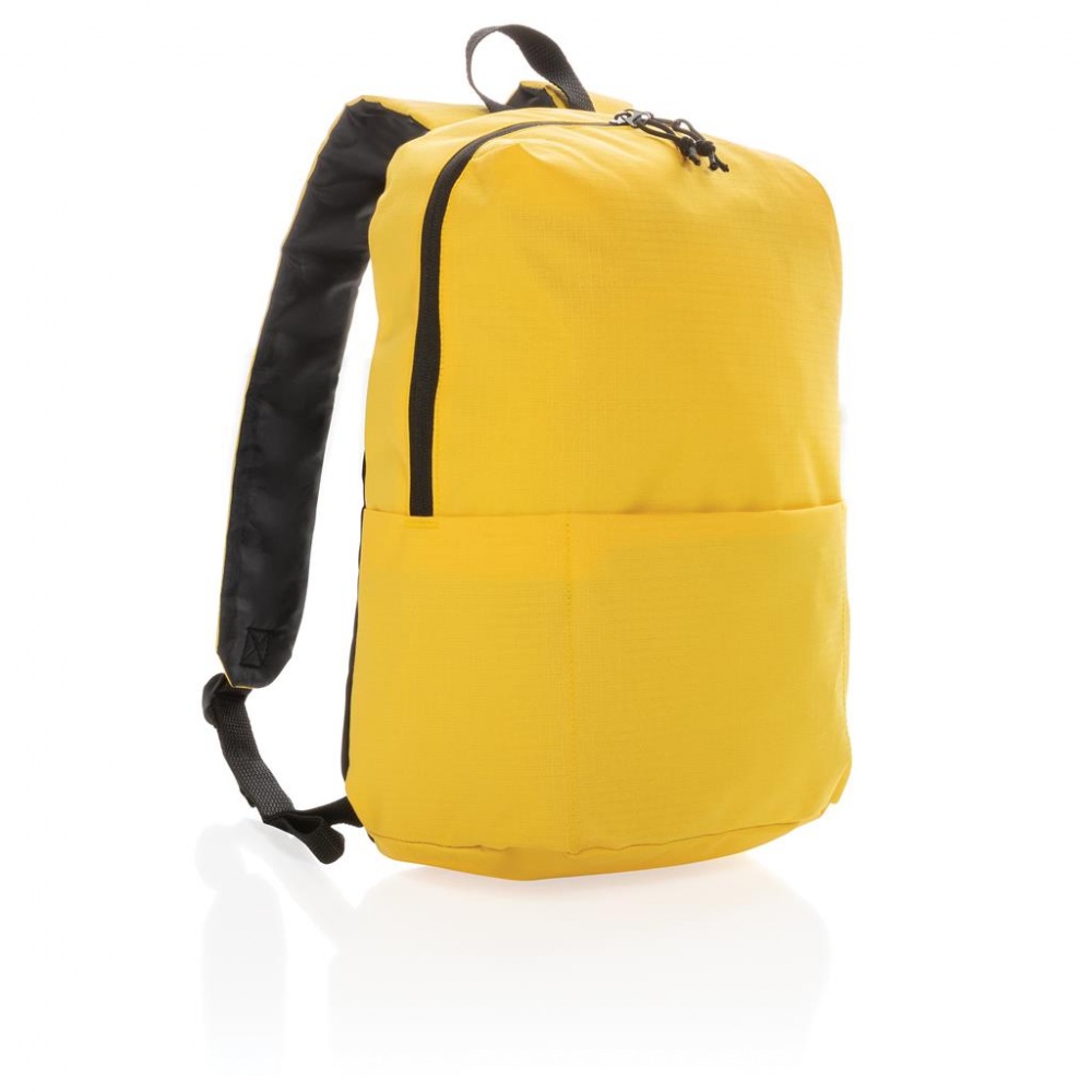 Logotrade corporate gift image of: Casual backpack PVC free, yellow