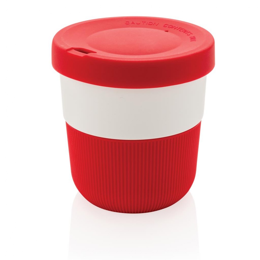 Logo trade promotional item photo of: PLA cup coffee to go 280ml, red