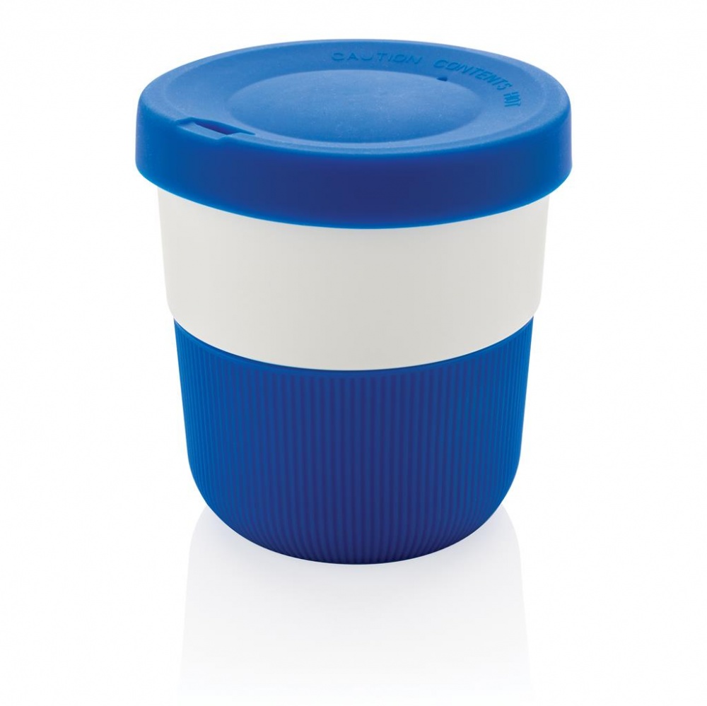 Logo trade corporate gifts picture of: PLA cup coffee to go 280ml, blue