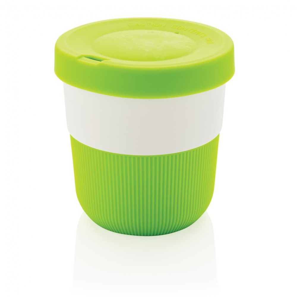 Logo trade corporate gifts image of: PLA cup coffee to go 280ml, green