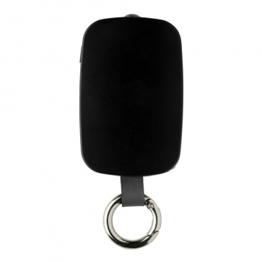 Logo trade advertising product photo of: 1.200 mAh Keychain Powerbank with integrated cables, black