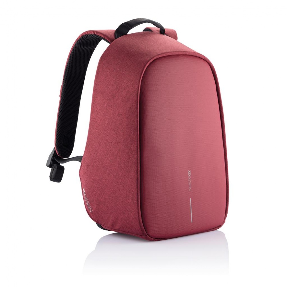 Logotrade promotional giveaway image of: Bobby Hero Small, Anti-theft backpack, cherry red