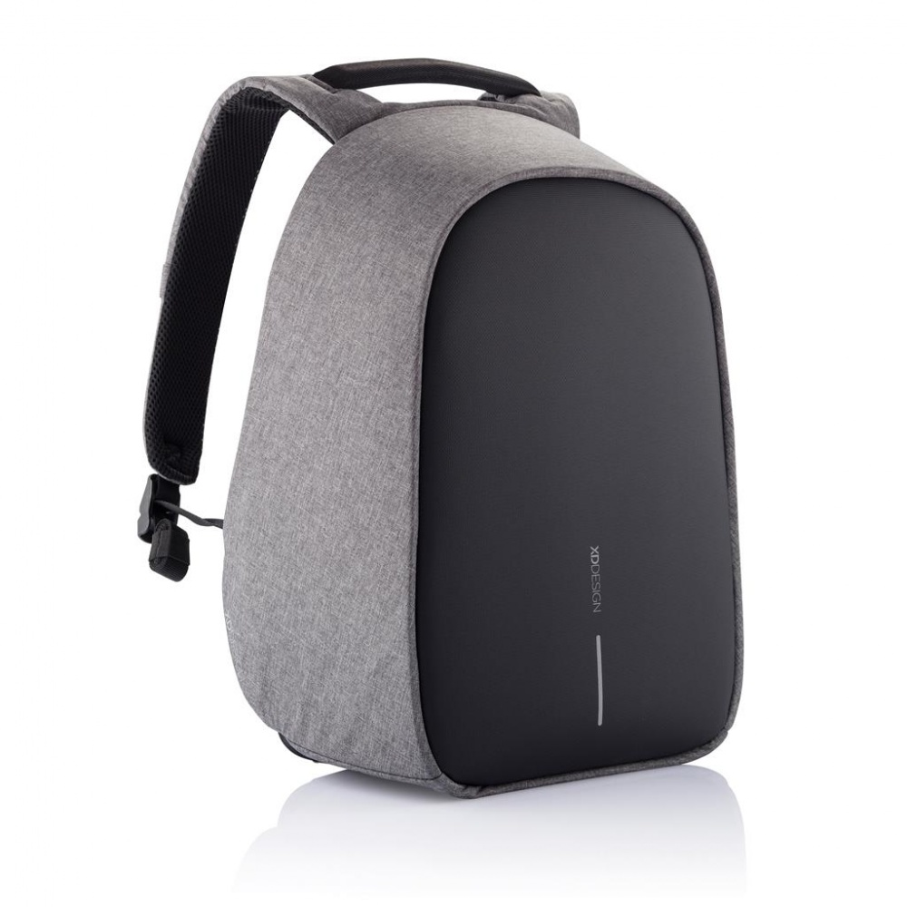 Logo trade promotional merchandise photo of: Bobby Hero XL, Anti-theft backpack, grey