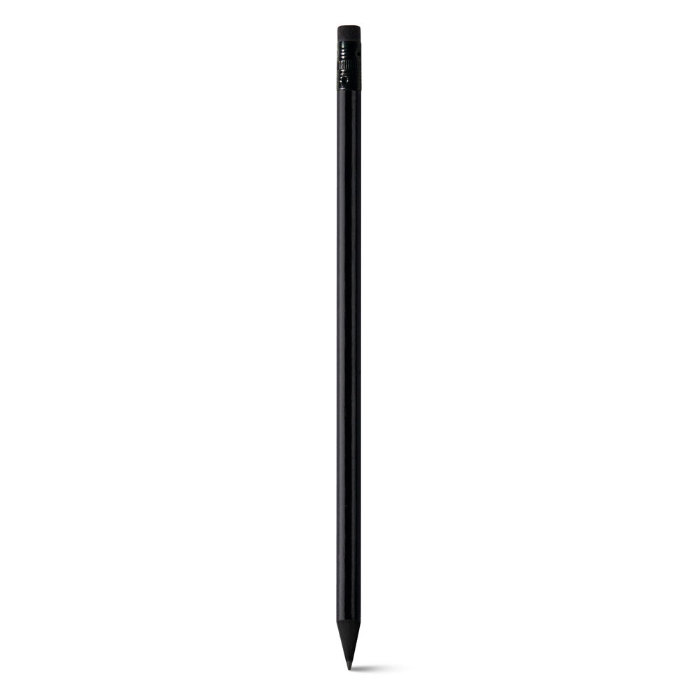 Logotrade promotional gift image of: Erster pencil, black/white