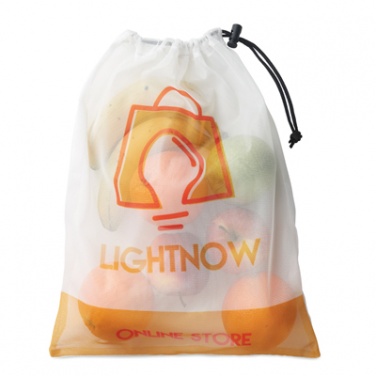 Logo trade promotional item photo of: Mesh RPET grocery bag