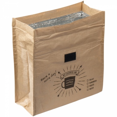 Logo trade promotional items picture of: Insulated bag -retro design, Beige