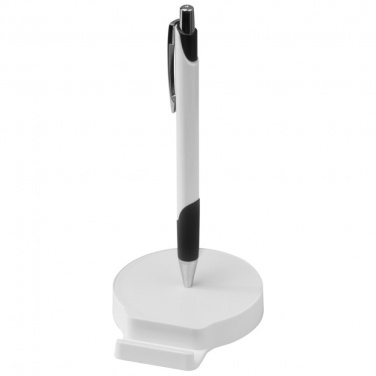 Logotrade corporate gift image of: Mobile phone holder with magnetic function, includes metal ballpen