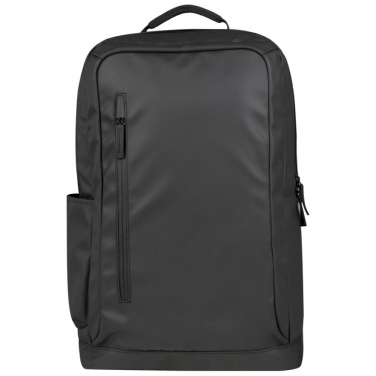 Logotrade promotional giveaway image of: High-quality, water-resistant backpack, black