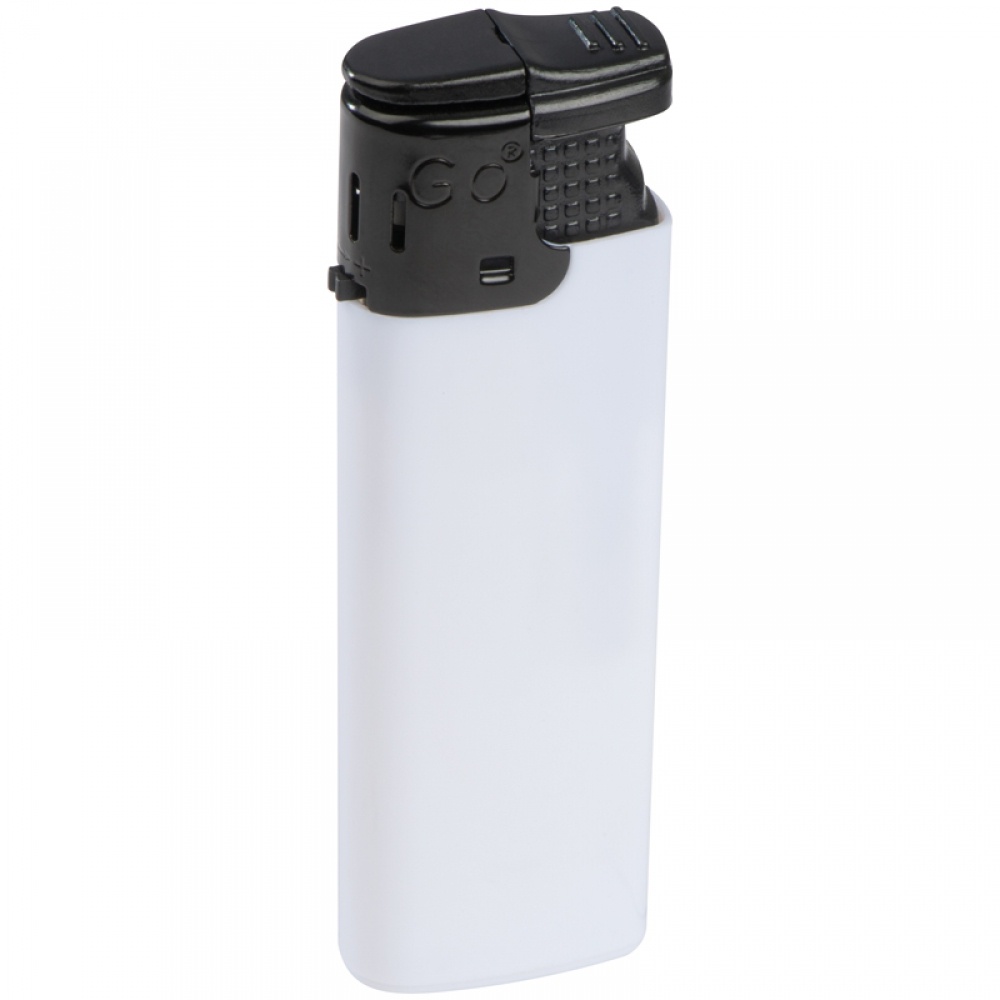 Logo trade promotional merchandise image of: Slim lighter, White