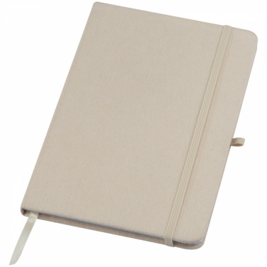 Logotrade promotional merchandise picture of: Canvas notebook A5, Beige