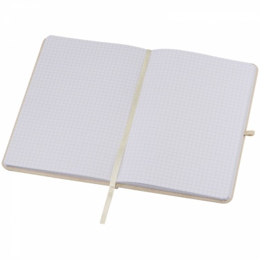 Logotrade promotional merchandise photo of: Canvas notebook A5, Beige