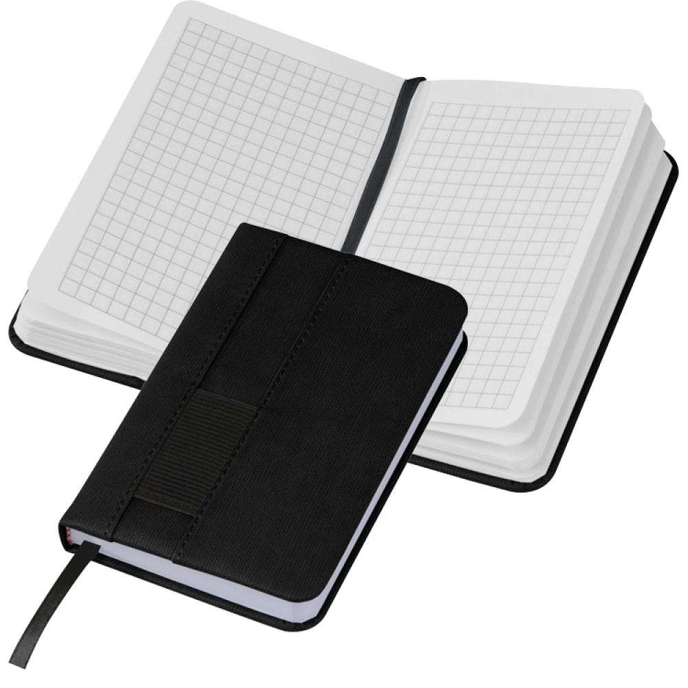 Logotrade promotional merchandise image of: Notebook with pocket A6, Black