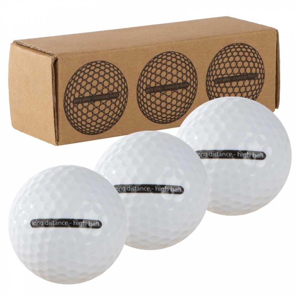 Logotrade advertising product picture of: Golf balls, White