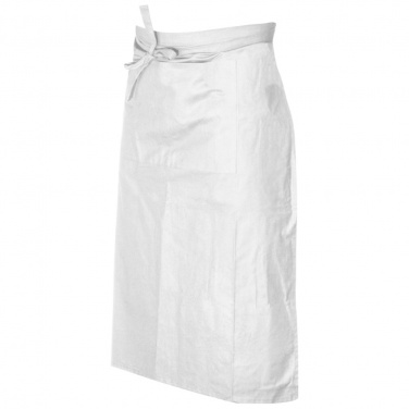 Logotrade promotional gift picture of: Apron - large 180 g Eco tex, White