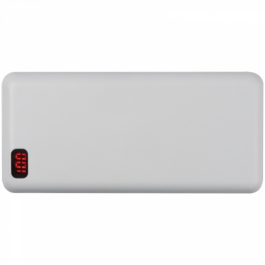 Logo trade advertising products image of: Power bank 20.000 mAh, White