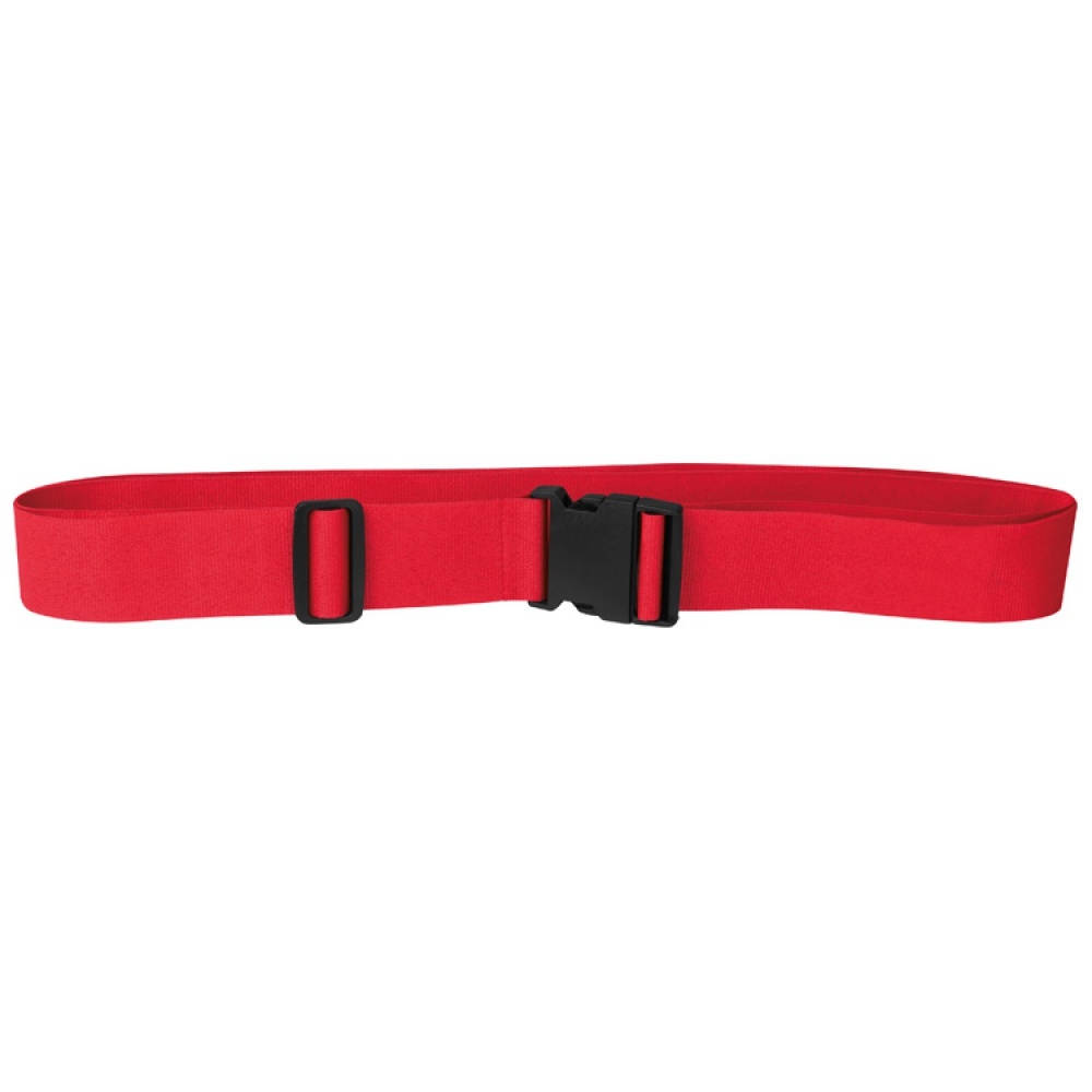 Logo trade promotional gifts picture of: Adjustable luggage strap, Red