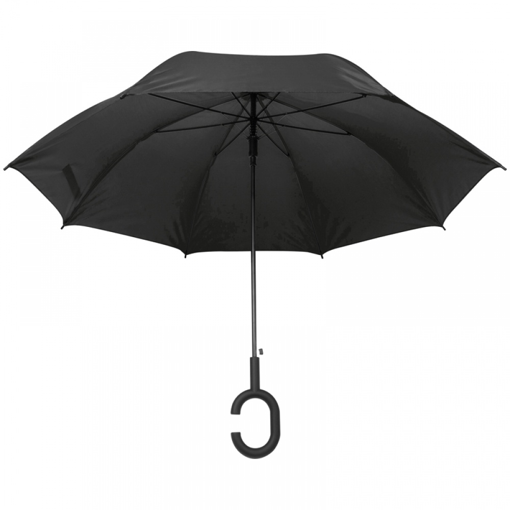 Logotrade promotional merchandise picture of: Hands-free umbrella, Black