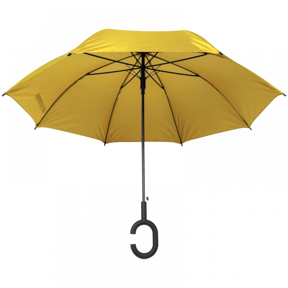 Logotrade corporate gift image of: Hands-free umbrella, Yellow