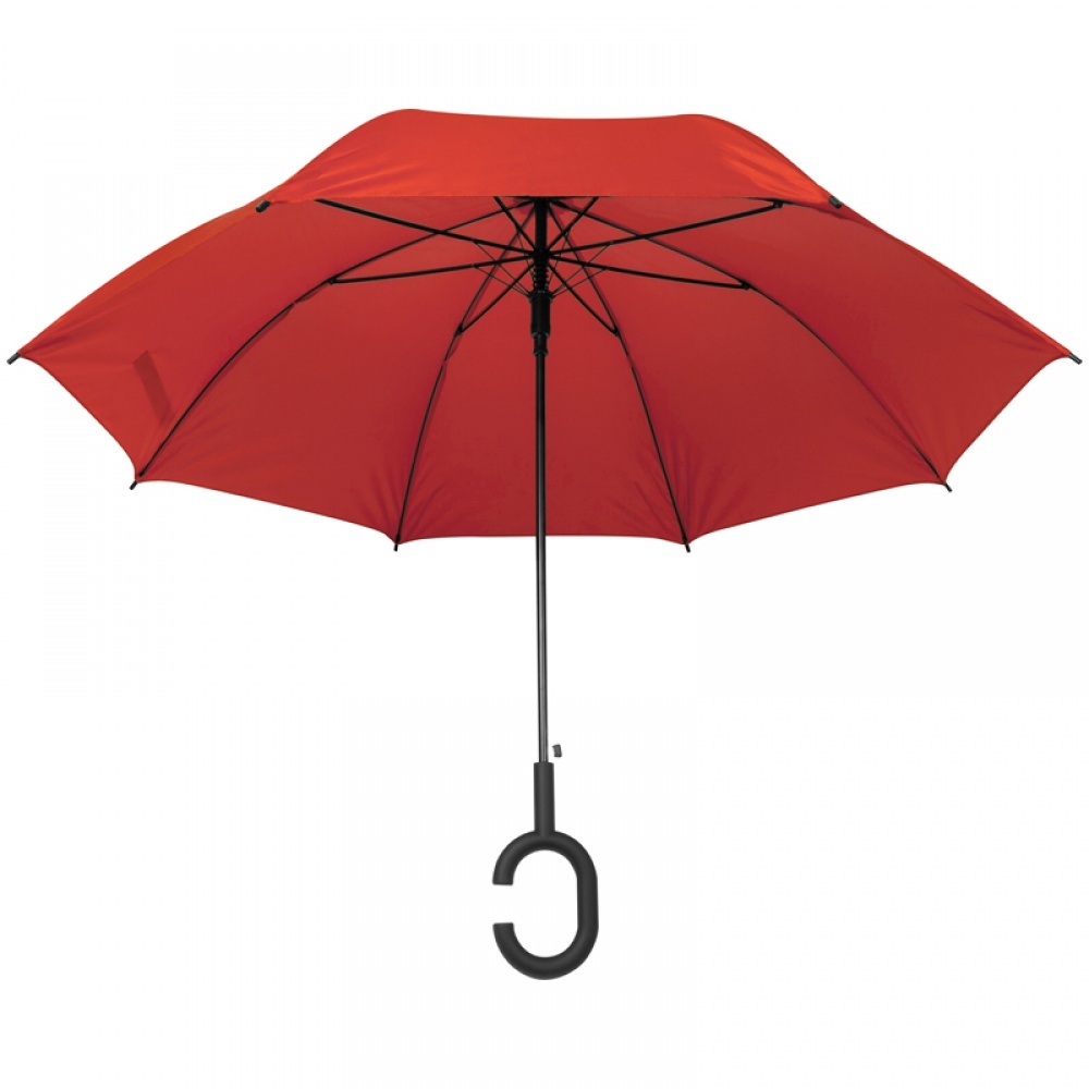 Logotrade promotional merchandise picture of: Hands-free umbrella, Red